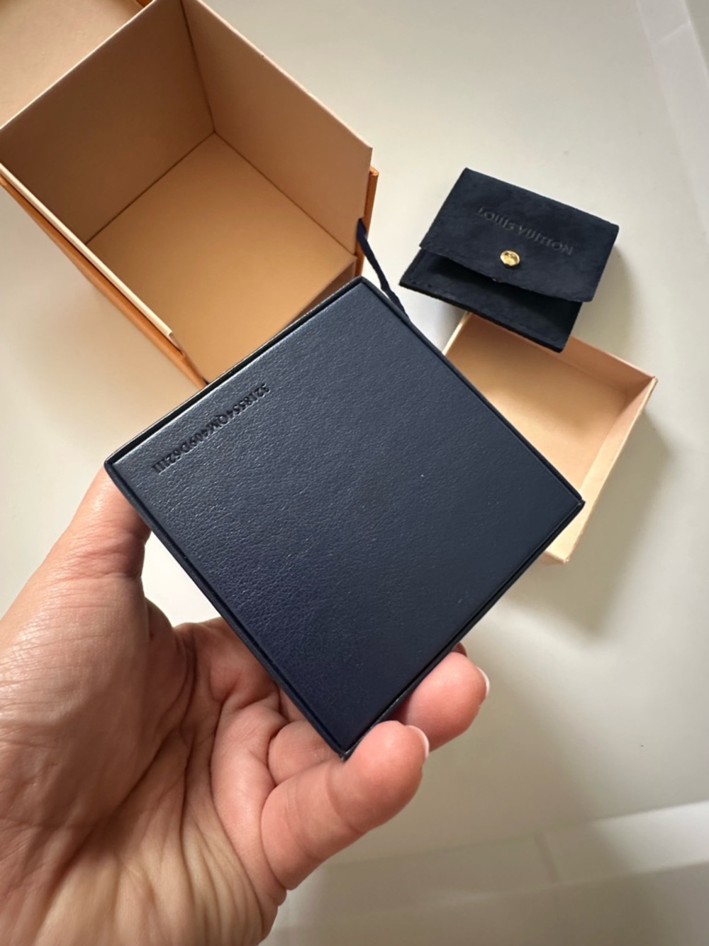 Louis Vuitton Orange Square Jewelry Box - Picture 6 of 7